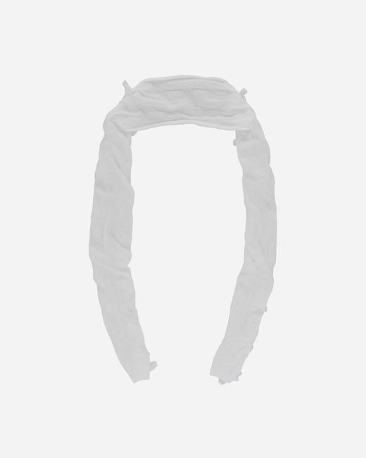 Nodress White S Velvet Bow Lace Oversleeves