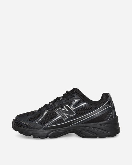 New Balance Black 740 Sneakers Metallic for men