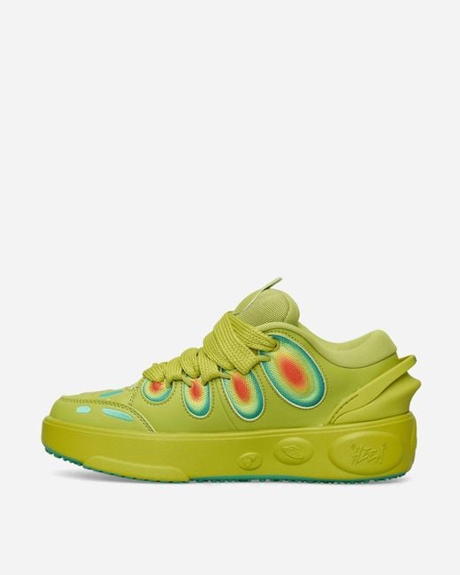 PUMA Yellow Lamelo Ball Lafrancé Heatmap Sneakers Sea Kelp / Jade Frost for men