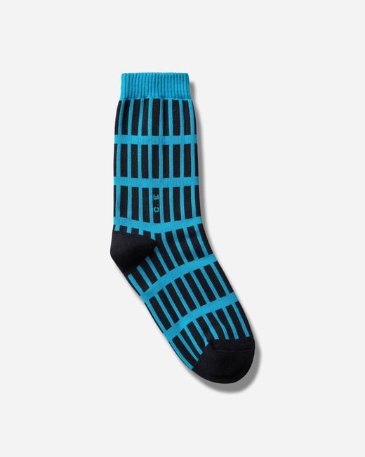 Cav Empt Blue Structure Socks for men