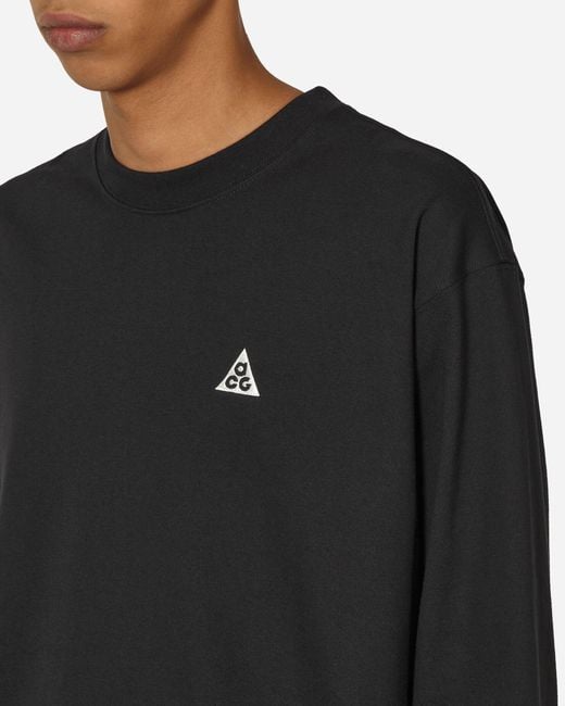 Nike Acg Longsleeve T-shirt Black for men