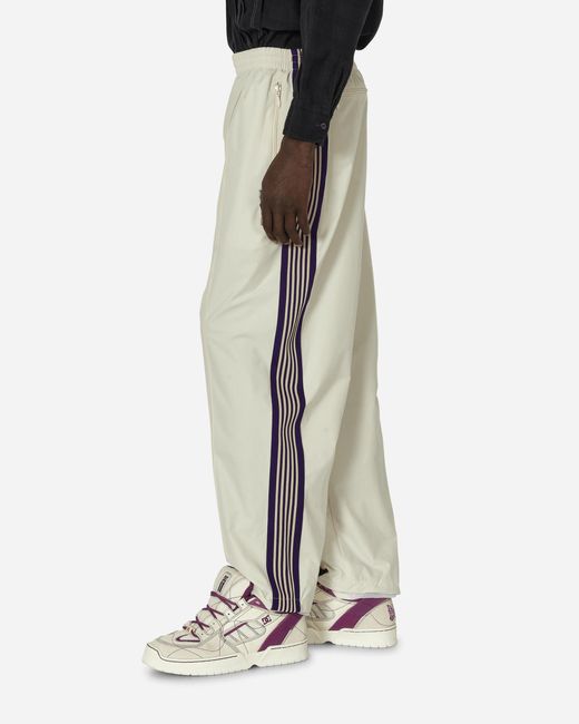 Needles White Dc Shoes Track Pants Ivory for men