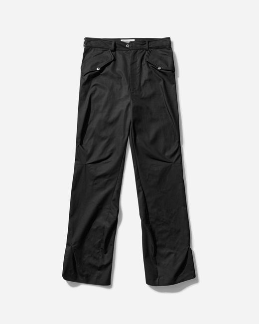Kiko Kostadinov Black Men S Alec K-dart Trousers Sable for men