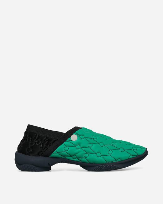 Kiko Kostadinov Green Men S Solix Slippers Chlorophyll / Ink Black for men