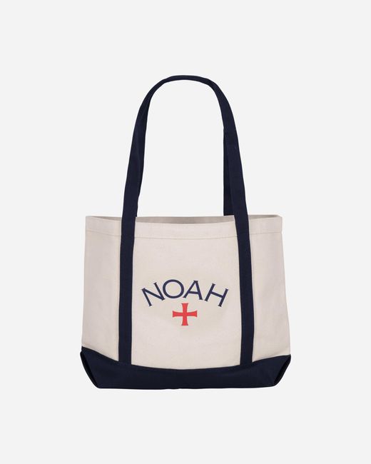 Noah NYC White Core Logo Tote Bag Natural for men
