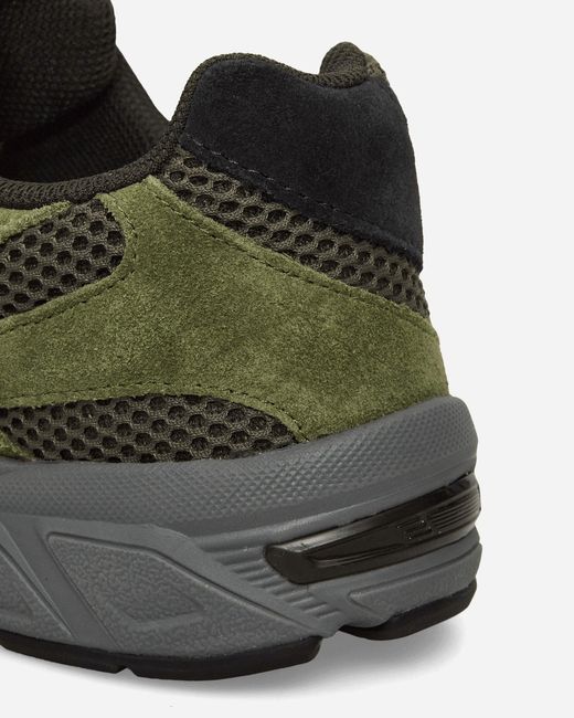 Asics Green Gel-1130 Sneakers Olive Canvas / Smog for men