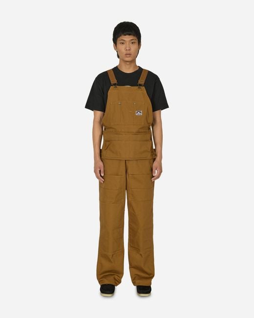 Ben Davis Work Clothes Brown Carpenter Overalls for men