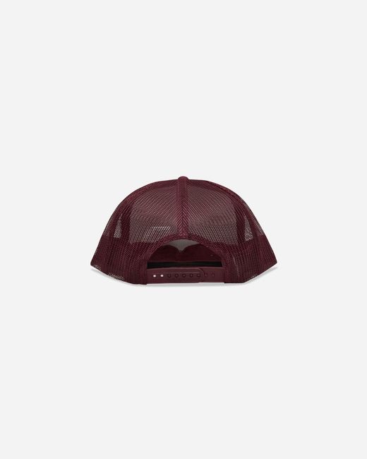 Kapital Red Th.d.d. Track Cap Burgundy / Black for men