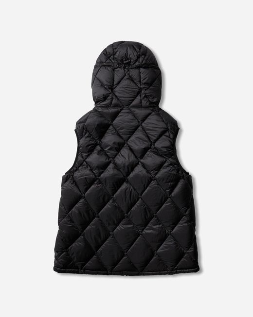 Roa Black Nuna 800 Fill Power Hooded Down Vest for men