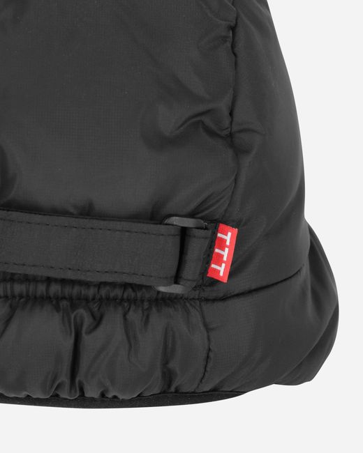 The Trilogy Tapes Black Insulated Mountain Cap for men