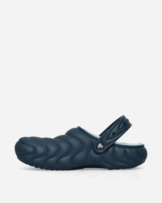 CROCSTM Blue Classic Lined Overpuff Clogs Nightfall for men