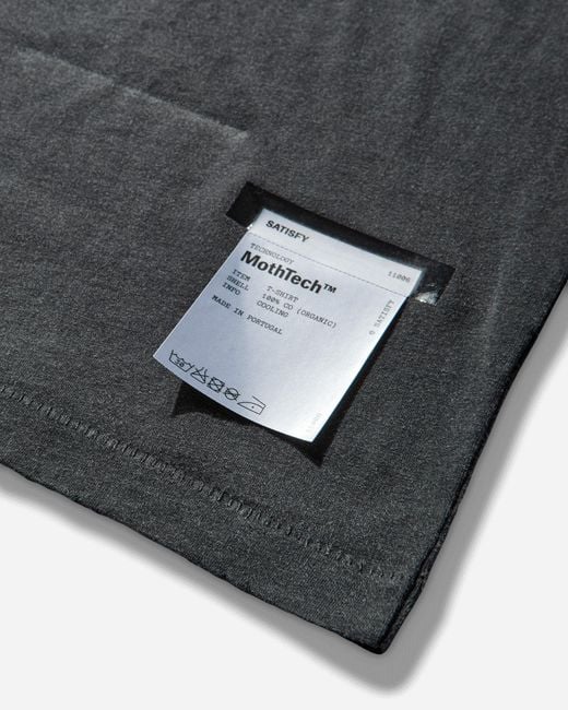 Satisfy Black Men S Mothtech T-shirt Aged for men