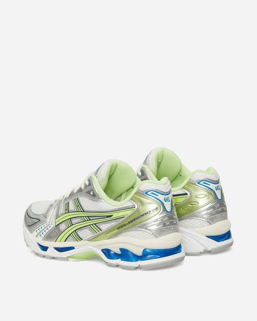Asics White Gel-Kayano 14 Sneakers Lime for men
