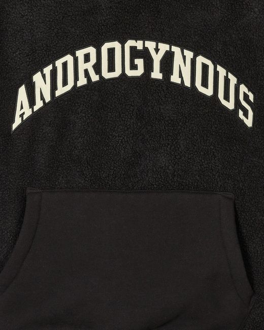 Pleasures Black Androgynous Hooded Sweatshirt for men