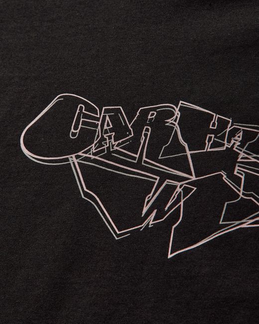 Carhartt Black Screwed Up Script T-Shirt for men