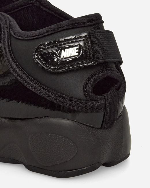 Nike Women S Air Rift Sandals Black / Metallic Silver