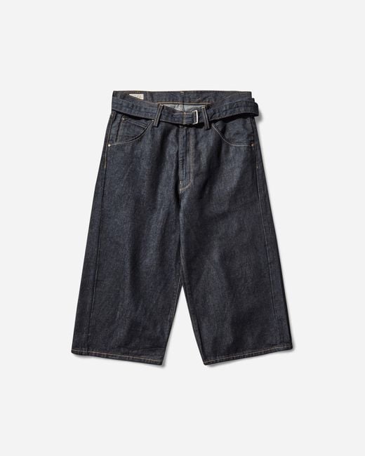 Levi's Blue Men S Twisted baggy Capri Jeans