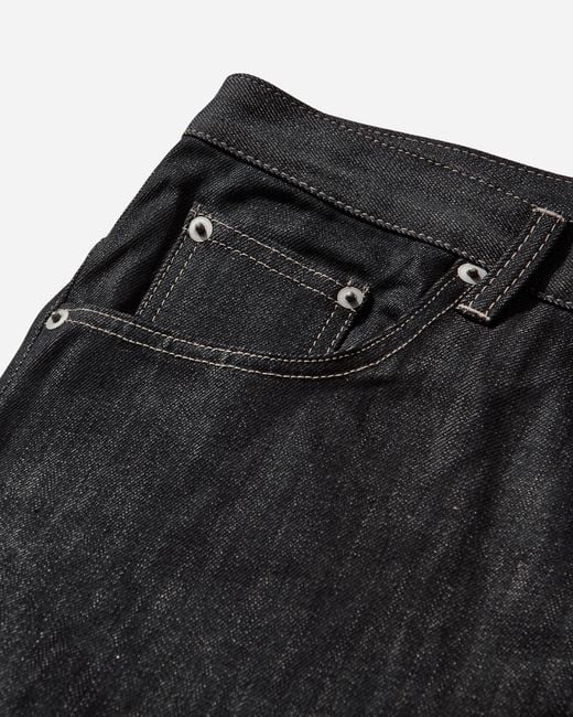 Protocol Index Men S Paneled Hybrid Denim Pants Indigo / Leather