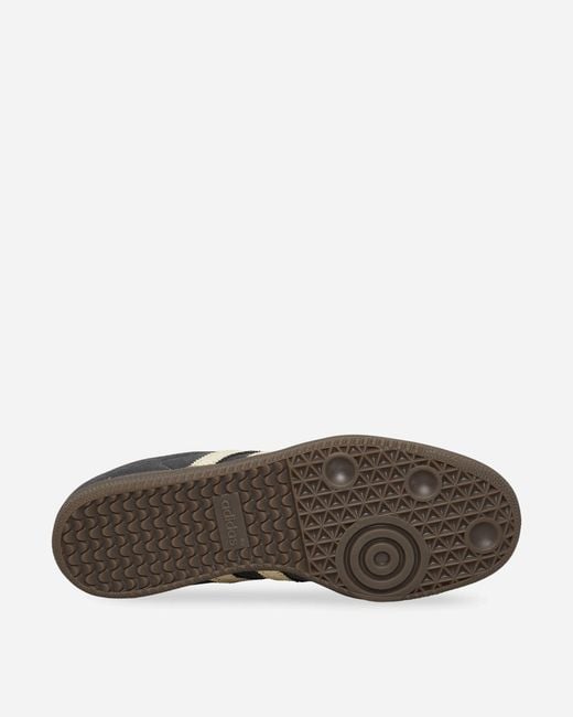 Adidas Black Samba Og Sneakers Carbon Warm Vanilla for men
