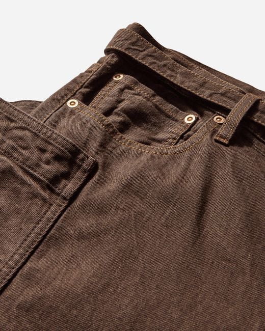 Sacai Brown S Denim Pants for men