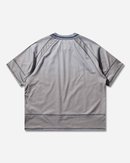 Asics Gray Novalis Tamarica T-Shirt Baritone for men