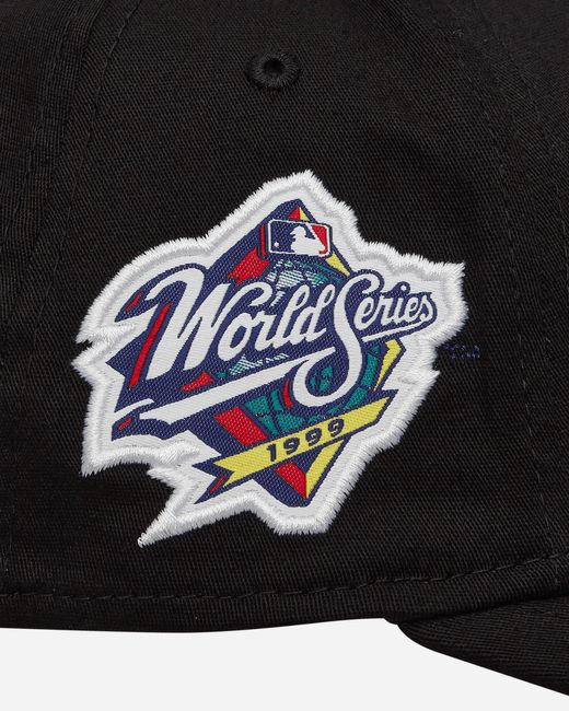 KTZ Black New York Yankees World Series 9fifty Stretch Snap Cap for men