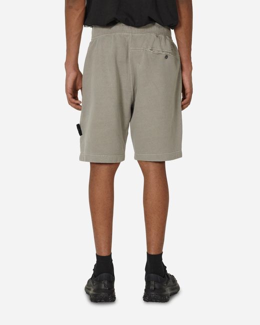 Stone Island Natural Closed Loop Project Sweatshorts Dust for men