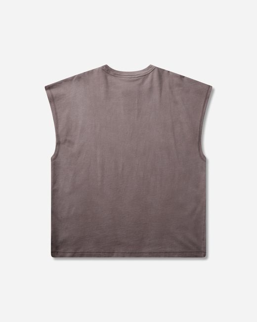Nike Gray Men S In1house Essential Cut Off T-shirt Cave Stone for men