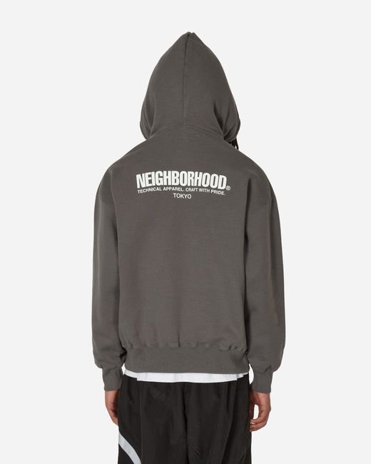 Neighborhood Gray Lordz Of Brooklyn Hooded Sweatshirt Charcoal for men