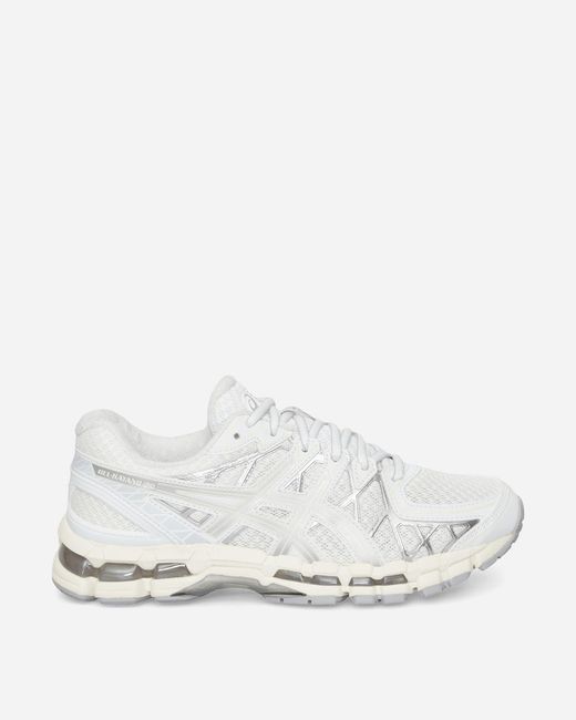 Asics White Gel-kayano 20 Sneakers / Pure Silver for men