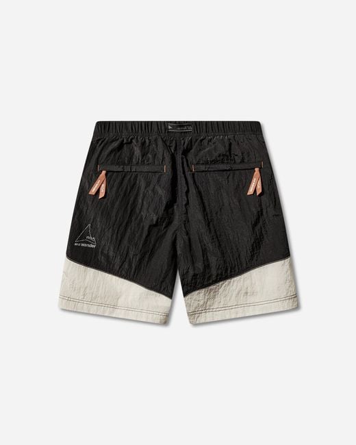Roa Black And Wander Ripstop Wind Short Pants Off for men