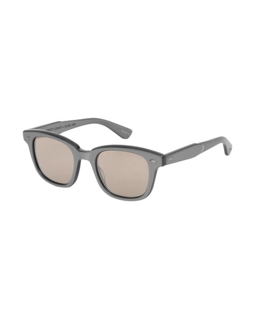 Garrett Leight Gray Slam Jam Calabar Sunglasses for men