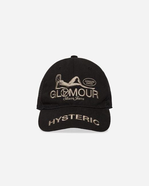 Hysteric Glamour Black Slam Jam Hysteric Angels Trucker Hat for men