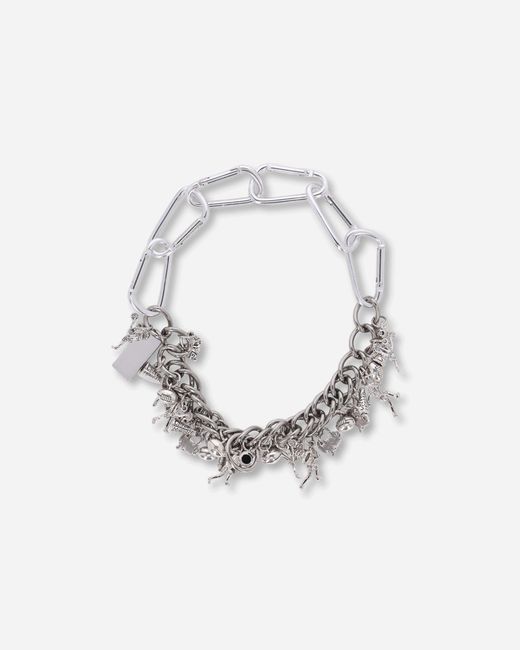 Chopova Lowena White Sports Fan Carabiner Necklace