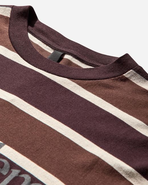 No Problemo Red Striped Longsleeve T-shirt for men