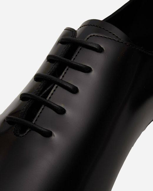 Dries Van Noten Black Leather Oxford Shoes for men