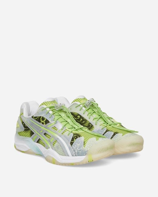 Asics Green Lttt Gel-Resolution 5 Sneakers Parrot Pure for men