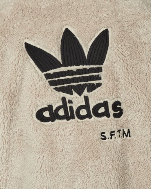 Adidas Natural Sftm Fleece Jacket Multicolor for men