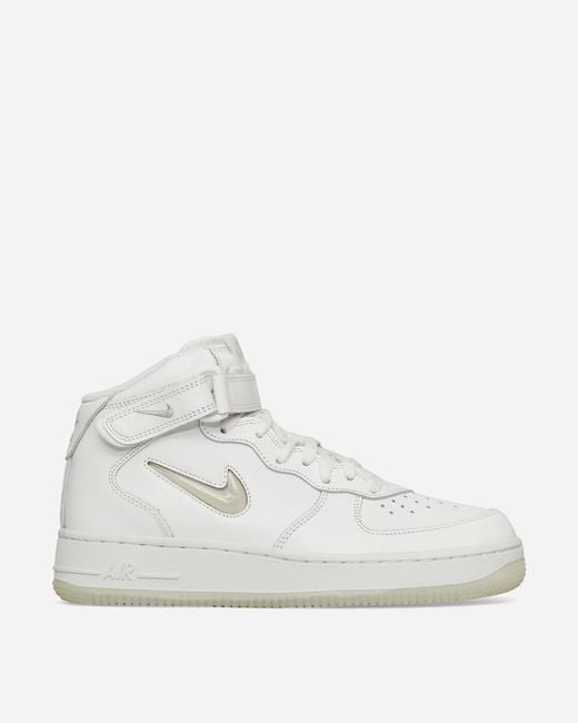Nike White Air Force 1 Mid-top Leather Trainers for men