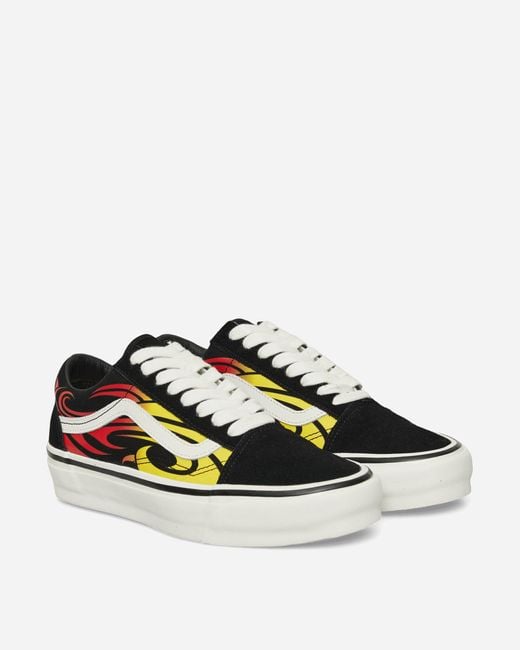 Vans Premium Old Skool Y2k Flame Sneakers Black / White for men