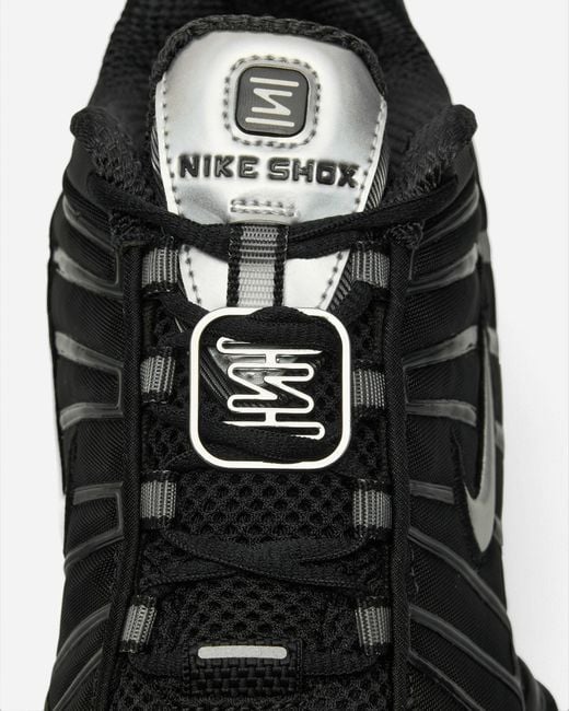 Nike Black S Shox Tl Sneakers Off Noir Metallic