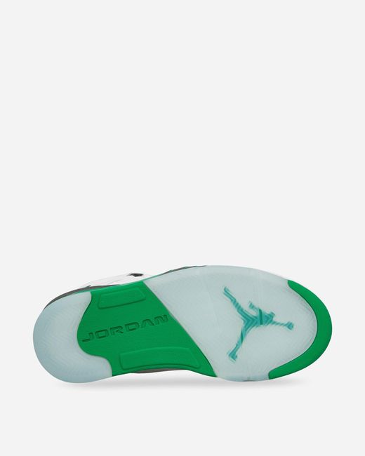 Nike Green Wmns Air Jordan 5 Retro Sneakers / Lucky for men