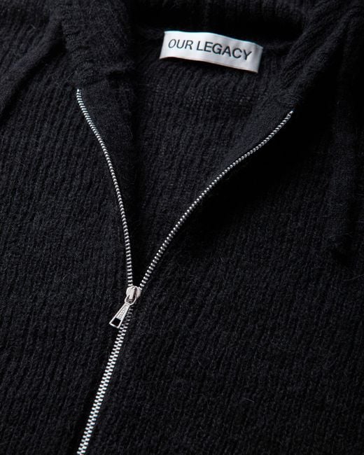 Our Legacy Black S Compact Hoodie