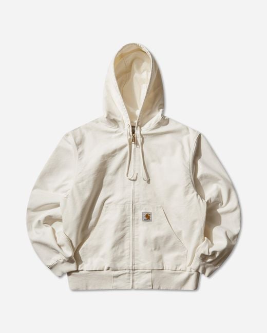 Carhartt Natural Og Active Jacket Wax (Rinsed) for men