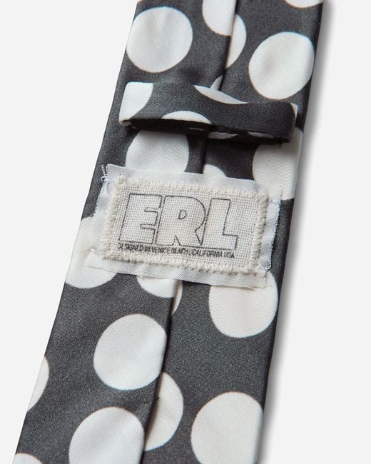 ERL White Polka Dot Tie for men