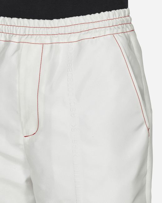 KANGHYUK White Airbag String Trousers for men