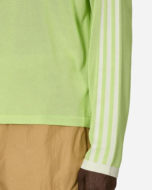 Adidas Green Wales Bonner Longsleeve T-Shirt Frozen / Chalk for men