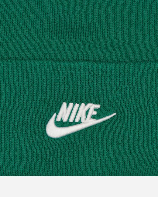 Nike Green Peak Tall Cuff Futura Beanie Malachite for men