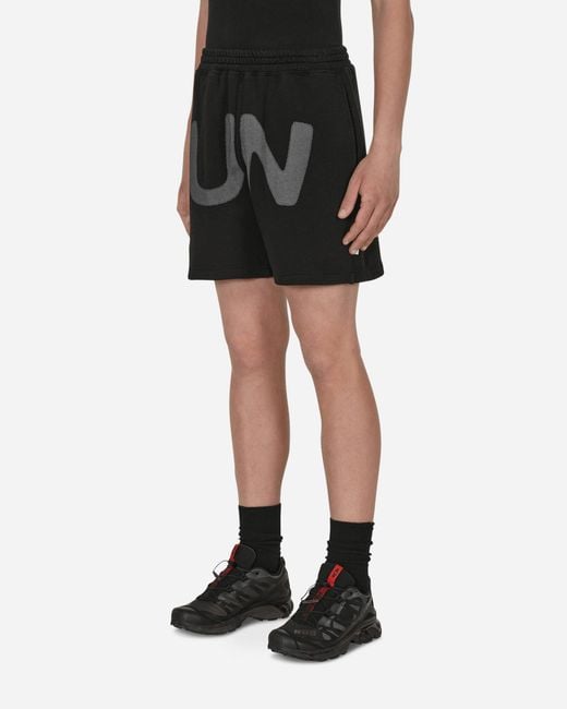 SLAM JAM Black Boxy Shorts for men