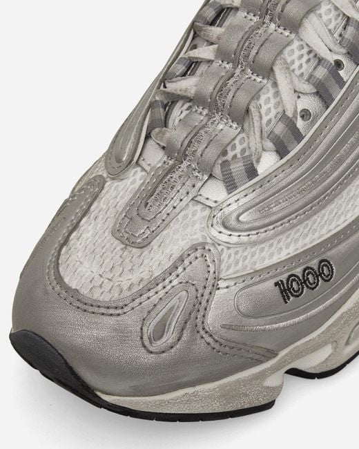 New Balance White 1000 Sneakers Silver Metallic / Matter / Raincloud for men